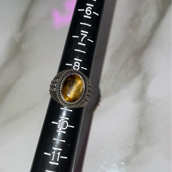 Tiger eye stainless steel ring - Picture 5 of 5